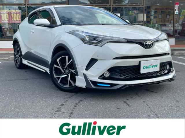 トヨタ Ｃ－ＨＲ G－T 長野県 2017(平29)年 11.6万km ホワイトパールクリスタルシャイン 4WD/純正ナビ/・Bluetooth/TV/CD/DVD/バックカメラ/純正ETC/社外ドライブレコーダー/ハーフレザーシート/前席シートヒーター/社外フロアマット/純正18インチＡＷ/ＬＥＤオートライト/モデリスタエアロ/ＴＶキャンセラー/デジタルインナーミラー/ＢＳＭ/クルーズコントロール追走あり/スペアキー1本/スマートキー/取り扱い説明書/保証書