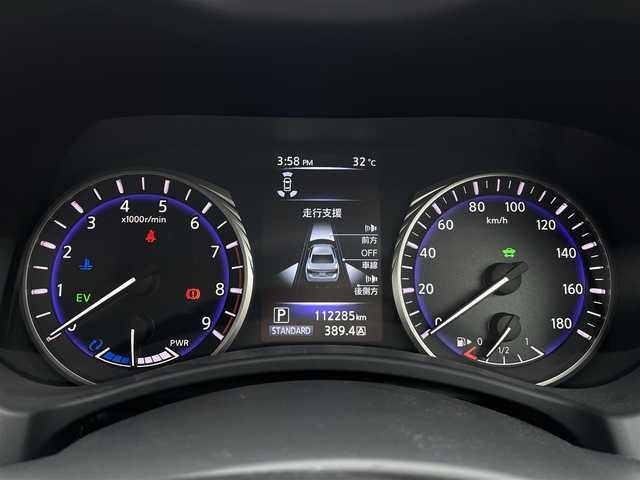 日産 スカイライン ハイブリッド 350GT Type P 愛知県 2014(平26)年 11.3万km ガーネットブラック 純正メーカーナビ/・CD/DVD/MSV/USB/Bluetooth/ワンセグTV/＝＝＝＝＝/黒本革シート　/パワーシート　/シートヒーター　　/純正メーカーナビ　/アラウンドビューモニター　/ワンセグＴＶ　/アダプティブクルーズコントロール　/ＬＥＤヘッドライト　/オートライト　/Ｆフォグランプ　/ＥＴＣ　