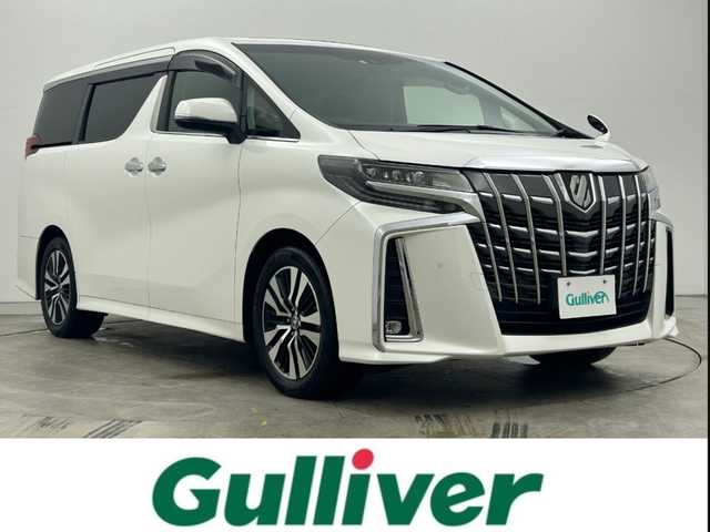 トヨタ アルファード S Cパッケージ 岡山県 2021(令3)年 5.5万km ホワイトパールクリスタルシャイン プッシュスタート/100V電源/スマートキー/レーダークルーズコントロール/後席モニター/ビルトインETC/バックカメラ/フルセグテレビ/純正9インチメモリナビ/サンルーフ/オットマン/ドライブレコーダー/純正フロアマット/パワーシート/エアシート/シートヒーター/両側パワースライドドア/パワーバックドア/純正アルミホイール/オートライト/オートハイビーム/純正LEDヘッドライト/衝突軽減ブレーキ/新車保証書/取扱説明書/スペアキー×1