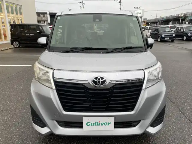 トヨタ ルーミー X S 石川県 2017(平29)年 8.3万km シルバー 4WD/純正メモリーナビ/純正CD/ワンセグTV/スマートキー/プッシュスタート/電動ミラー/レーダーブレーキ/オートライト/片側パワースライドドア/エアコン