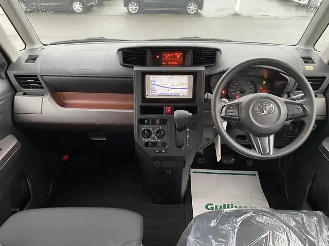 トヨタ ルーミー X S 石川県 2017(平29)年 8.3万km シルバー 4WD/純正メモリーナビ/純正CD/ワンセグTV/スマートキー/プッシュスタート/電動ミラー/レーダーブレーキ/オートライト/片側パワースライドドア/エアコン