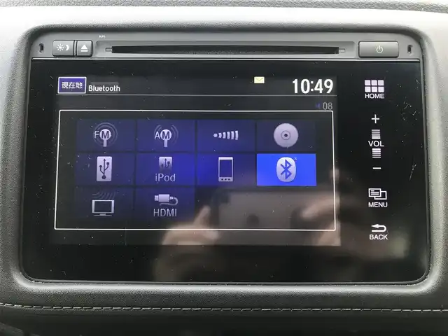 ホンダ ヴェゼル ハイブリッド Z 栃木県 2014(平26)年 12.7万km ルーセブラックM 株)IDOMが運営する【じしゃロン小山店】の自社ローン専用車両になります。こちらは現金またはオートローンご利用時の価格です。自社ローンご希望の方は別途その旨お申付け下さい//禁煙車/純正フルセグナビ/（CD/DVD/AM/FMラジオ）/(Bluetooth)/スマートキー/プッシュスタート/バックカメラ/ＥＴＣ/クルーズコントロール/シティブレーキアクティブシステム/シートヒーター/チップアップシート/ルーフレール/ステアリングリモコン/パドルシフト/電動格納ドアミラー/パワーウインドウ/オートライト/自動防眩ミラー