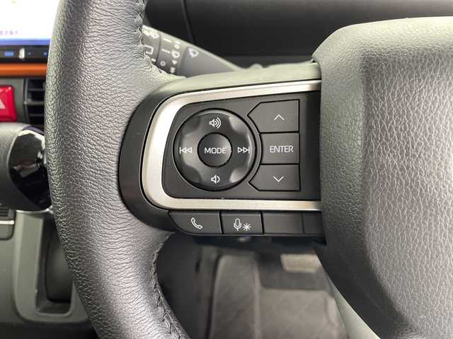 ダイハツ タント ファンクロスターボ 鹿児島県 2023(令5)年 1.7万km サンドベージュメタリック 社外SDナビ/（AM/FM/CD/DVD/Bluetooth/フルセグ）/バックカメラ/両側パワースライドドア/ETC/前後ドライブレコーダー/スマートアシスト/コーナーセンサー/ステアリングリモコン/オートハイビーム/シートヒーター/ブレーキホールド/LEDヘッドライト/スマートキー/純正アルミホイール/純正ラバーマット