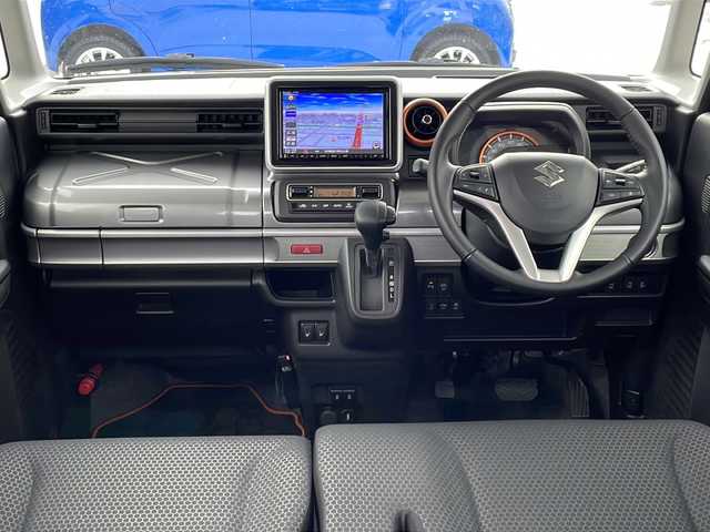 スズキ スペーシア ギア HYBRID XZ 道北・旭川 2021(令3)年 2.9万km オフブルーメタリック/ガンメタリック2トーンルーフ /4WD//禁煙車//純正ナビ/BT/CD/DVD/USB/SD/フルセグ//アイドリングストップ//クリアランスソナー//ACC//PCBS//前方衝突軽減ブレーキ//誤発進抑制機能//車線逸脱警報//ふらつき警報//先行車発進お知らせ//革巻きステアリング//ステアリングスイッチ//前席シートヒーター//両側パワースライドドア//オートライト//オートマチックハイビーム//LEDヘッドライト//フォグランプ//全方位カメラ//ドライブレコーダー//HUD//サーキュレーター//ドアバイザー//サンシェード//純正AW夏タイヤ積み込み//純正エンジンスターター//純正フロアマット//ルーフレール//取扱説明書//保証書