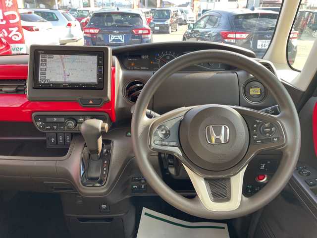 ホンダ Ｎ ＢＯＸ L 石川県 2021(令3)年 5.3万km パール 純正ナビ　フルセグＴＶ　バックカメラ　ＬＥＤヘッドライト　ＥＴＣ　ドラレコ　パワースライド　シートヒーター　ホンダセンシング　レーダークルーズ　オートエアコン　オートライト　保証書