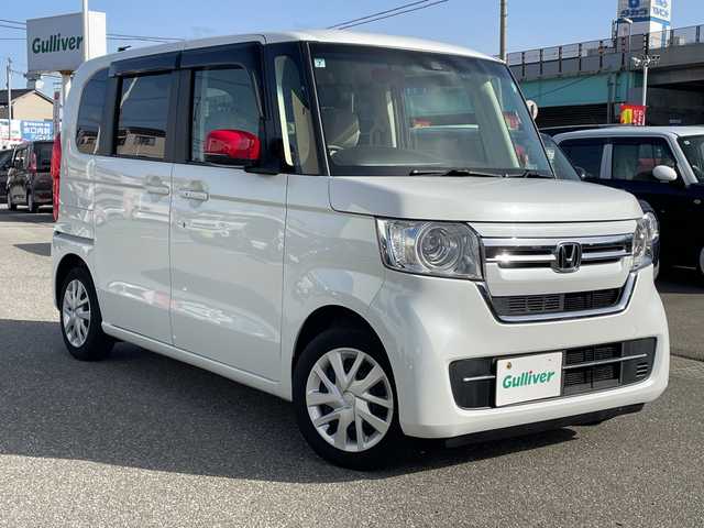 ホンダ Ｎ ＢＯＸ L 石川県 2021(令3)年 5.3万km パール 純正ナビ　フルセグＴＶ　バックカメラ　ＬＥＤヘッドライト　ＥＴＣ　ドラレコ　パワースライド　シートヒーター　ホンダセンシング　レーダークルーズ　オートエアコン　オートライト　保証書