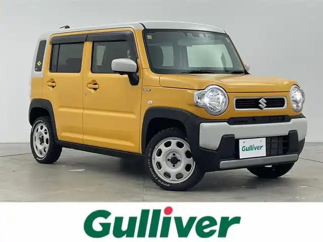 スズキ ハスラー HYBRID G 富山県 2022(令4)年 2.1万km アクティブイエロー/ソフトベージュメタリック 純正9インチナビ/(AM/FM/CD/DVD/USB/BT)/フルセグTV/アラウンドビューモニター/衝突被害軽減ブレーキ/アダプティブクルーズコントロール/レーンキープアシスト/オートマチックハイビーム/LEDヘッドライト/リアパーキングセンサー/前席シートヒーター/ビルトインETC/前席シートヒーター/アイドリングストップ/スマートキー/プッシュスタート
