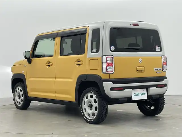 スズキ ハスラー HYBRID G 富山県 2022(令4)年 2.1万km アクティブイエロー/ソフトベージュメタリック 純正9インチナビ/(AM/FM/CD/DVD/USB/BT)/フルセグTV/アラウンドビューモニター/衝突被害軽減ブレーキ/アダプティブクルーズコントロール/レーンキープアシスト/オートマチックハイビーム/LEDヘッドライト/リアパーキングセンサー/前席シートヒーター/ビルトインETC/前席シートヒーター/アイドリングストップ/スマートキー/プッシュスタート