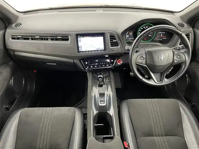 ホンダ ヴェゼル ハイブリッド RS ホンダセンシング 福岡県 2019(令1)年 5万km プレミアムクリスタルレッドM 純正８型ナビ（ＢＴ，フルセグＴＶ）　/バックカメラ　/前後ドラレコ　/ビルトインＥＴＣ　/ＡＣＣ　/衝突軽減ブレーキ　/レーンキープ　/パドルシフト　/ハーフレザー　/シートヒーター　/純正１８インチＡＷ　/ＬＥＤライト