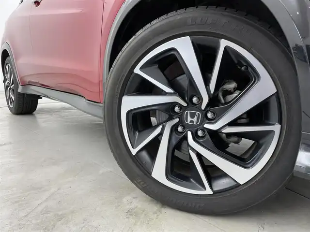 ホンダ ヴェゼル ハイブリッド RS ホンダセンシング 福岡県 2019(令1)年 5万km プレミアムクリスタルレッドM 純正８型ナビ（ＢＴ，フルセグＴＶ）　/バックカメラ　/前後ドラレコ　/ビルトインＥＴＣ　/ＡＣＣ　/衝突軽減ブレーキ　/レーンキープ　/パドルシフト　/ハーフレザー　/シートヒーター　/純正１８インチＡＷ　/ＬＥＤライト