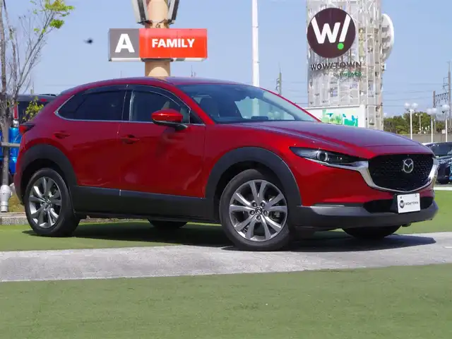マツダ ＣＸ－３０ 20S プロアクティブツーリングセレ 千葉県 2020(令2)年 3万km ソウルレッドクリスタルM i-ACTIVSENSE/・スマートブレーキサポート/・レーンキープ・アシスト・システム/・ブラインドスポットモニタリング/パワーバックドア/純正SDナビ/地デジTV/【DVD/CD再生機能　Bluetooth接続】/360°ビュー・モニター/リバース連動ドアミラー（左）/ドライブレコーダー（前後撮影）/革巻きステアリング/ステアリングスイッチ/ETC/LEDヘッドライト/コーナーセンサー/純正18インチアルミホイル/サイド/カーテンエアバッグ/アドバンストキーレスエントリー