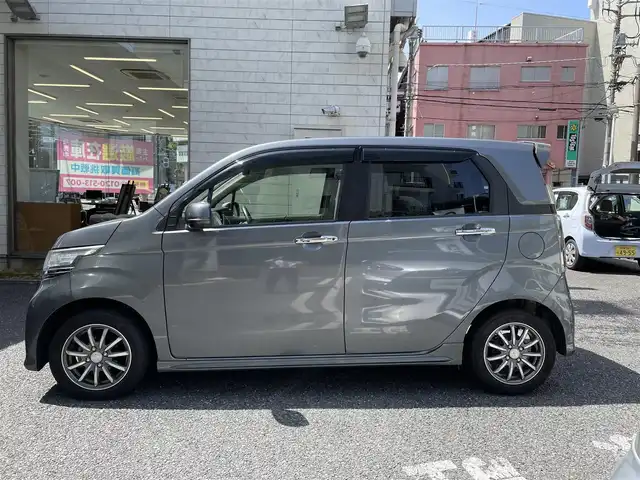 ホンダ Ｎ ＷＧＮ カスタム G 東京都 2014(平26)年 2.7万km ポリッシュドメタルメタリック 登録時走行26113km/ワンオーナー/社外メモリーナビ・ワンセグTV/バックカメラ/HIDライト/ETC/スマートキー/H27.28.29.30.R1.3.5年記録簿/保証書・取説/スペアキー