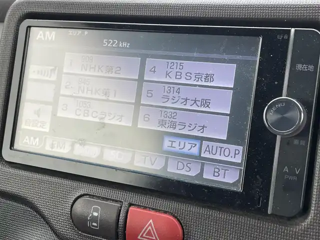 トヨタ ポルテ X 滋賀県 2012(平24)年 10.9万km スーパーレッドⅤ 純正ナビ/・Bluetooth/・フルセグ/・バックカメラ/片側パワースライドドア/電動格納ミラー/フォグライト/純正フロアマット/EBD（電子制動力配分装置）