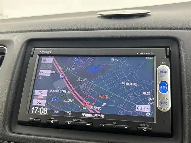 ホンダ ヴェゼル ハイブリッド X 千葉県 2014(平26)年 14万km アラバスターシルバーメタリック 純正メモリーナビ/・Bluetooth接続/・ワンセグTV/・CD/DVD再生/バックカメラ/スマートキー/クルーズコントロール/シートヒーター/フォグランプ