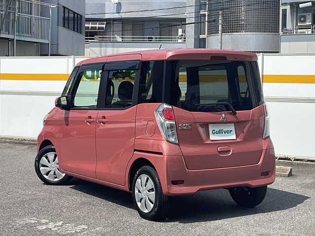 三菱 ｅＫスペース G セーフティパッケージ 愛知県 2018(平30)年 2.5万km コーラルピンクマイカ /禁煙車//社外メモリナビ//CD/AM/FM/BT/ワンセグTV//全方位カメラ//ETC//片側パワースライドドア//セーフティパッケージ//FCM/LDW//D席シートヒーター//オートリトラクタブルミラー//サーキュレーター//ハロゲンライト//アイドリングストップ//プッシュスタート//スマートキー//スペアキー×2//取扱説明書//保証書//記録簿H30.10-R6.7
