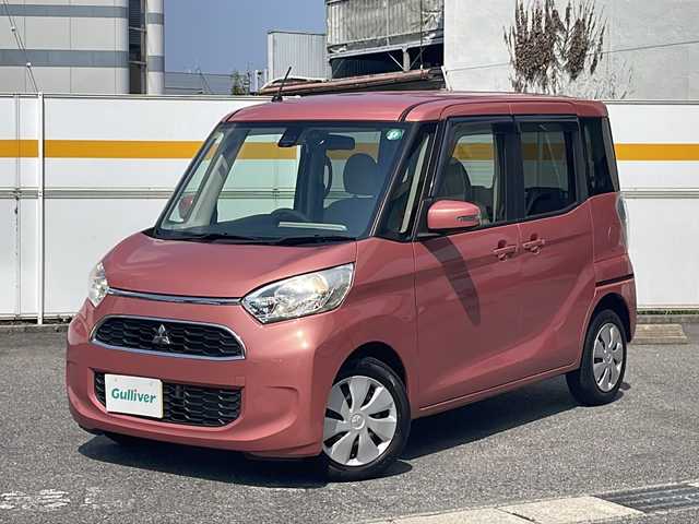 三菱 ｅＫスペース G セーフティパッケージ 愛知県 2018(平30)年 2.5万km コーラルピンクマイカ /禁煙車//社外メモリナビ//CD/AM/FM/BT/ワンセグTV//全方位カメラ//ETC//片側パワースライドドア//セーフティパッケージ//FCM/LDW//D席シートヒーター//オートリトラクタブルミラー//サーキュレーター//ハロゲンライト//アイドリングストップ//プッシュスタート//スマートキー//スペアキー×2//取扱説明書//保証書//記録簿H30.10-R6.7