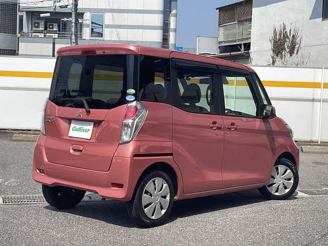 三菱 ｅＫスペース G セーフティパッケージ 愛知県 2018(平30)年 2.5万km コーラルピンクマイカ /禁煙車//社外メモリナビ//CD/AM/FM/BT/ワンセグTV//全方位カメラ//ETC//片側パワースライドドア//セーフティパッケージ//FCM/LDW//D席シートヒーター//オートリトラクタブルミラー//サーキュレーター//ハロゲンライト//アイドリングストップ//プッシュスタート//スマートキー//スペアキー×2//取扱説明書//保証書//記録簿H30.10-R6.7