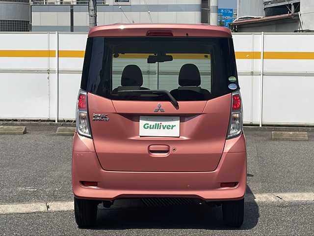 三菱 ｅＫスペース G セーフティパッケージ 愛知県 2018(平30)年 2.5万km コーラルピンクマイカ /禁煙車//社外メモリナビ//CD/AM/FM/BT/ワンセグTV//全方位カメラ//ETC//片側パワースライドドア//セーフティパッケージ//FCM/LDW//D席シートヒーター//オートリトラクタブルミラー//サーキュレーター//ハロゲンライト//アイドリングストップ//プッシュスタート//スマートキー//スペアキー×2//取扱説明書//保証書//記録簿H30.10-R6.7