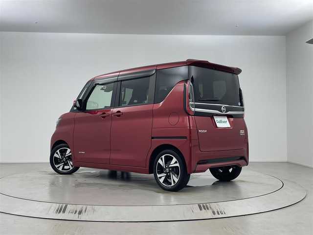 日産 ルークス HWS Gターボ プロパイロットED 埼玉県 2020(令2)年 3.3万km スパークリングレッドM 純正9インチナビ　MM-319DL/全方位カメラ/前後ドライブレコーダー/ETC/プロパイロット/衝突軽減ブレーキ/車線逸脱警報/先行車発進お知らせ機能/標識認識機能/クリアランスソナー/電子パーキングシステム/ブレーキホールド/アイドリングストップ/プッシュスタート/ステアリングリモコン/両側パワースライドドア/ロールサンシェード/ウィンカーミラー/フロントフォグランプ/純正フロアマット/純正ドアバイザー/純正15インチアルミホイール