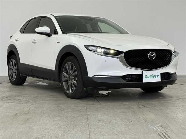 マツダ ＣＸ－３０ XD 100周年特別記念車 愛知県 2020(令2)年 3.8万km スノーフレイクホワイトパールマイカ 赤レザーシート/BOSEサウンドスピーカー/全方位カメラ/ETC/純正ナビ/　（Bluetooth/HDMI/CD）/i-ACTIIVESENSE/　・アドバンススマートシティブレーキサポート/　・AT誤発進抑制制御/　・リアパーキングセンサー/　・スマートシティブレーキサポート/　・車線逸脱警報システム/　・ブラインドスポットモニタリング＆リアクロストラフィックアラート/　・交通標識認識システム/　・ドライバー・アテンション・アラート/　・先進ライト/　・アダプティブクルーズコントロール/シートヒーター/ステアリングヒーター/パドルシフト/パワーバックドア/純正18インチAW/純正フロアマット