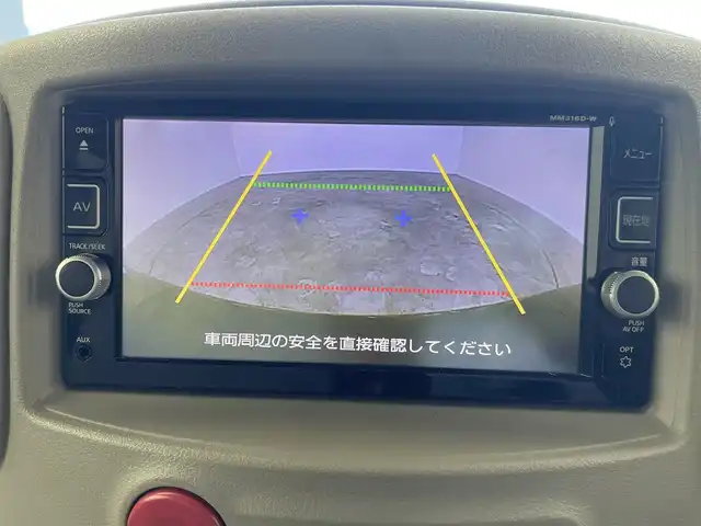日産 キューブ 15X 群馬県 2016(平28)年 8.3万km ビターショコラ 純正７インチナビ　バックカメラ　ベンチシート　アイドリングストップ　スマートキー　スペアキー　横滑り防止装置　盗難防止装置　ドライブレコーダー　ダブルエアバッグ　純正フロアマット　オートエアコン　禁煙