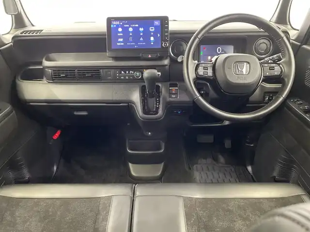 ホンダ Ｎ ＢＯＸ カスタム ターボ 栃木県 2023(令5)年 2.4万km メテオロイドグレーメタリック ターボ/純正ナビ/　（CD/DVD/フルセグTV/Bluetooth/MSV）/バックカメラ/フリップダウンモニター/ホンダセンシング/・衝突軽減ブレーキ/・誤発進抑制機能/・アダプティブクルーズコントロール/・車線維持支援システム/・路外逸脱抑制機能/・先行車発進お知らせ機能/・標識認識機能/・オートハイビーム/前後コーナーセンサー/ETC/両側パワースライドドア/ハーフレザーシート/純正AW/チップアップシート/LEDヘッドライト/サイド+カーテンエアバック