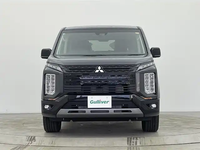 三菱 デリカＤ：５ シャモニー 宮城県 2025(令7)年 0.1千km グラファイトグレーメタリック/ブラックマイカ 登録済未使用車/オリジナルナビ取付パッケージ＋リアモニター取付パッケージ(25/300)　ステップレス　（7人）/登全周囲カメラ　/ハーフレザーシート/BSM /アダプティブクルーズコントロール /両側パワースライドドア /パワーバックドア /シートヒーター /衝突軽減ブレーキ　/車線逸脱抑制 /オートハイビーム /専用18AW