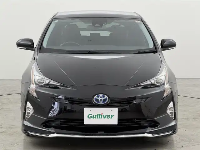 トヨタ プリウス Sセーフティプラス 福岡県 2018(平30)年 7.1万km アティチュードブラックマイカ モデリスタエアロ　/純正ナビ／フルセグＴＶ　/バックカメラ　/ビルトインＥＴＣ　/レーダークルコン　/コーナーセンサー　/衝突軽減ブレーキ　/レーンキープ　/ＰＫＳＢ　/パーキングアシスト　/純正１５インチＡＷ　/ＬＥＤ