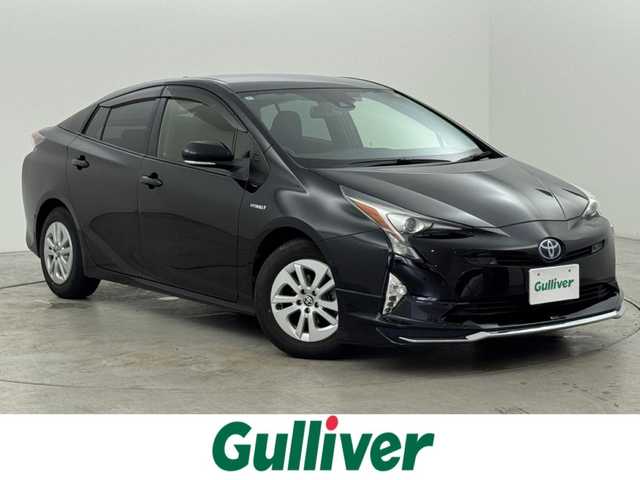 トヨタ プリウス Sセーフティプラス 福岡県 2018(平30)年 7.1万km アティチュードブラックマイカ モデリスタエアロ　/純正ナビ／フルセグＴＶ　/バックカメラ　/ビルトインＥＴＣ　/レーダークルコン　/コーナーセンサー　/衝突軽減ブレーキ　/レーンキープ　/ＰＫＳＢ　/パーキングアシスト　/純正１５インチＡＷ　/ＬＥＤ