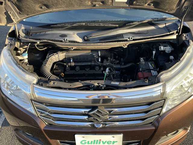 スズキ ソリオ HV MZ 山口県 2020(令2)年 10.2万km クラッシーブラウンM 社外メモリナビ/Bluetooth/フルセグTV/バックカメラ＆全周囲カメラ/両側パワースライドドア/HIDヘッドライト/フォグライト/スマートキー＆プッシュスタート/ETC/衝突軽減ブレーキ/コーナーセンサー/アイドリングストップ/クルーズコントロール/ステアリングスイッチ/社外前方ドライブレコーダー/D/席シートヒーター/D/席アームレスト/純正アルミ付きサマータイヤ4本車載/保証書・取説