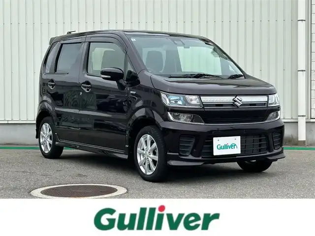 スズキ ワゴンＲ HYBRID FZ 富山県 2022(令4)年 1.7万km ムーンライトバイオレットPM 4WD/純正AW/社外ナビ(KENWOOD製) /ワンセグTV/バックカメラ/CD/DVD再生 /Bluetooth/コーナーセンサー/アイドリングストップ/ドライブレコーダー /ビルトインETC/シートヒーター(D席N席)/ウインカーミラー/ドアバイザー /LEDへドライト /オートライト/スマートキー /プッシュスタート /ステアリングスイッチ/横滑り防止装置