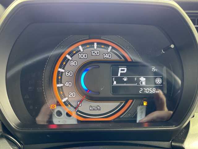 スズキ スペーシア ギア HYBRID XZ 岐阜県 2020(令2)年 2.7万km ブルーイッシュブラックパール3 社外SDナビ（CN-RE06WD)/フルセグ/BT/DVD/USB/全方位モニター/ビルトインETC/社外ドライブレコーダー/スズキセーフティサポート/デュアルカメラブレーキサポート/車線逸脱警報機能/誤発進抑制機能/先行車発進お知らせ機能/ヘッドアップディスプレイ/前席シートヒーター/アイドリングストップ/LEDオートライト/フォグランプ/両側パワースライドドア/サンシェード/シートバックテーブル/ルーフレール/純正フロアマット/サイドバイザー