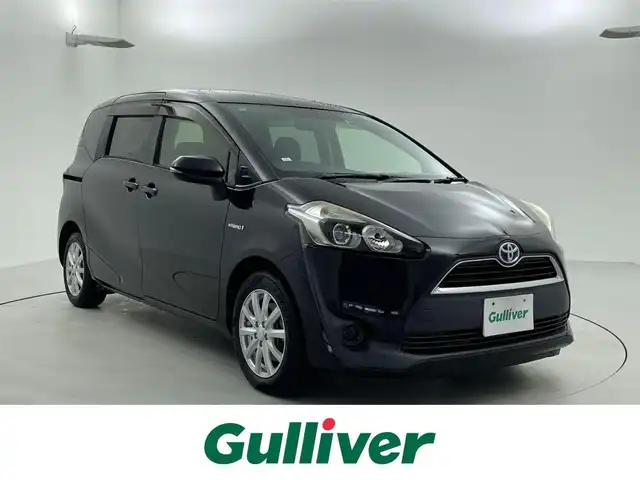 トヨタ シエンタ ハイブリッド X 福井県 2015(平27)年 4.7万km ブラックマイカ ワンオーナー/-ディーラー点検記録簿（H28～R6）/純正SDナビ/ワンセグTV/バックカメラ/スマートエントリー/プッシュスタート/取扱説明書/保証書/スペアキー1本/純正ホイール+スタッドレスタイヤ積込