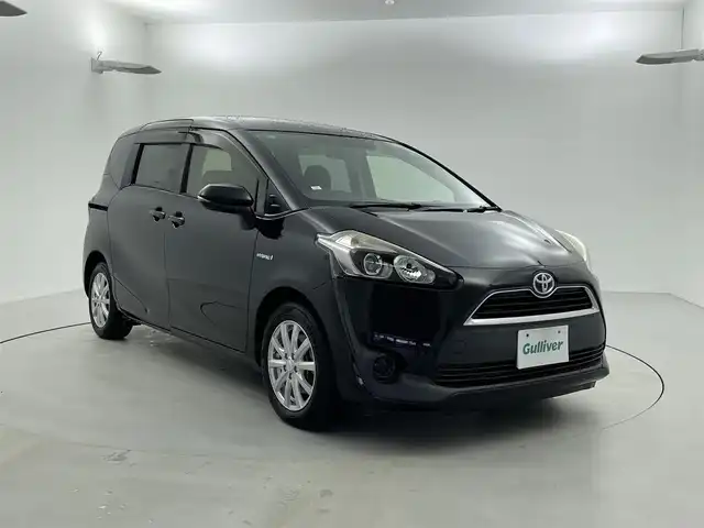 トヨタ シエンタ ハイブリッド X 福井県 2015(平27)年 4.7万km ブラックマイカ ワンオーナー/-ディーラー点検記録簿（H28～R6）/純正SDナビ/ワンセグTV/バックカメラ/スマートエントリー/プッシュスタート/取扱説明書/保証書/スペアキー1本/純正ホイール+スタッドレスタイヤ積込