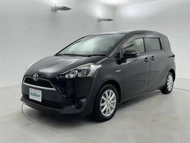 トヨタ シエンタ ハイブリッド X 福井県 2015(平27)年 4.7万km ブラックマイカ ワンオーナー/-ディーラー点検記録簿（H28～R6）/純正SDナビ/ワンセグTV/バックカメラ/スマートエントリー/プッシュスタート/取扱説明書/保証書/スペアキー1本/純正ホイール+スタッドレスタイヤ積込