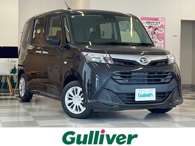 ダイハツ トール X SAⅢ 岐阜県 2019(令1)年 9.7万km ブラックマイカメタリック 社外ナビ　CN-BR300B/バックモニター/Bluetooth・TV視聴/電動スライドドア/スマートアシストIII/ETC/プッシュスタート/スマートキー/スペアキー/オートライト/オートハイビーム/フロアマット/アイドリングストップ/取扱説明書・記録簿