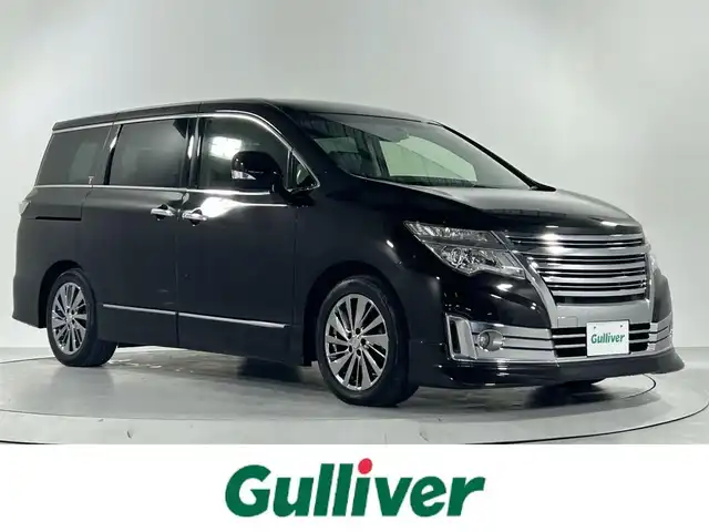 日産 エルグランド ライダー 黒クロス マニュアル 佐賀県 2014(平26)年 5.5万km ファントムブラック 純正８インチＳＤナビ/両側パワースライドドア/エアロパーツ（Ｆ・Ｓ・Ｒ）/純正フリップダウンモニター/バックカメラ/クルーズコントロール/ＥＴＣ/ドライブレコーダー/ハーフレザーシート/シートヒーター/ステアリングリモコン/純正フロアマット