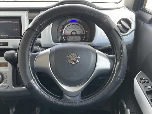 スズキ ハスラー G 長崎県 2016(平28)年 8万km サマーブルーM ABS/ETC/純正ナビ／オーディオ／Bluetooth/バックカメラ/シートヒーター/アイドリングストップ/衝突被害軽減システム/横滑り防止装置/盗難防止装置/パワーウィンドウ/ドアバイザー/プッシュスタートボタン/AAC/ダブルエアバック/フルセグ/スマートキー