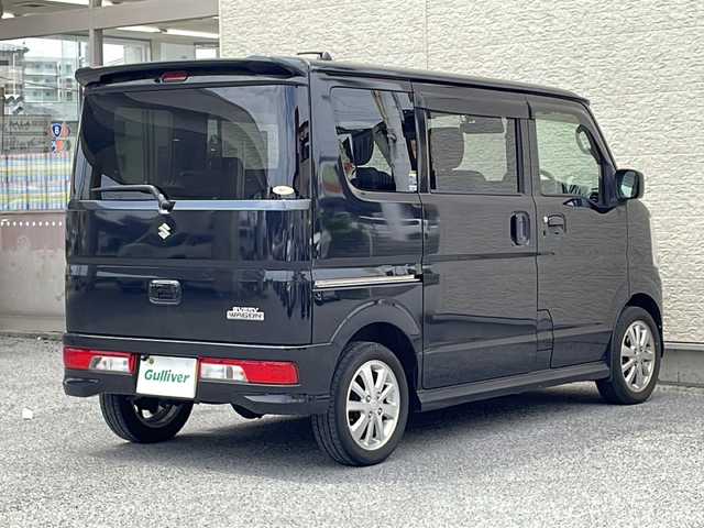 スズキ エブリィ ワゴン PZターボ 滋賀県 2019(平31)年 6.9万km ブルーイッシュブラックパール3 SDナビ/フルセグTV/Bluetooth/ETC/プッシュスタート/スマートキー×２/オートライト(HIDヘッドライト)/ドライブレコーダー/ステアリングスイッチ/取扱説明書・保証書