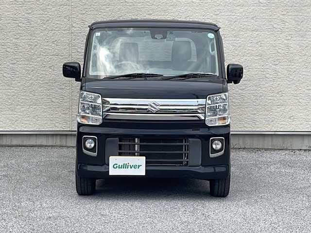 スズキ エブリィ ワゴン PZターボ 滋賀県 2019(平31)年 6.9万km ブルーイッシュブラックパール3 SDナビ/フルセグTV/Bluetooth/ETC/プッシュスタート/スマートキー×２/オートライト(HIDヘッドライト)/ドライブレコーダー/ステアリングスイッチ/取扱説明書・保証書