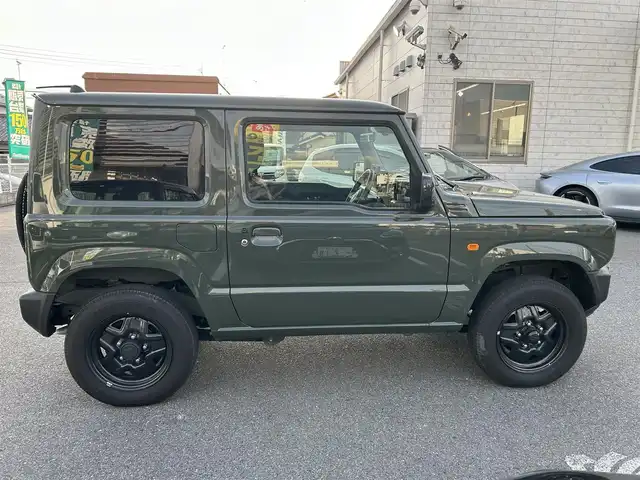スズキ ジムニー XL 奈良県 2023(令5)年 1.9万km ジャングルグリーン ワンオーナー　/アルパインフローティングディスプレイオーディオ　/(HDMI/BT/Applecarplay)/連動前後ドライブレコーダー　/ＥＴＣ　/バックカメラ　/前席シートヒーター　/衝突被害軽減システム　/車線逸脱警報 /スペアキー