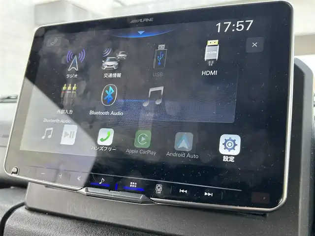 スズキ ジムニー XL 奈良県 2023(令5)年 1.9万km ジャングルグリーン ワンオーナー　/アルパインフローティングディスプレイオーディオ　/(HDMI/BT/Applecarplay)/連動前後ドライブレコーダー　/ＥＴＣ　/バックカメラ　/前席シートヒーター　/衝突被害軽減システム　/車線逸脱警報 /スペアキー