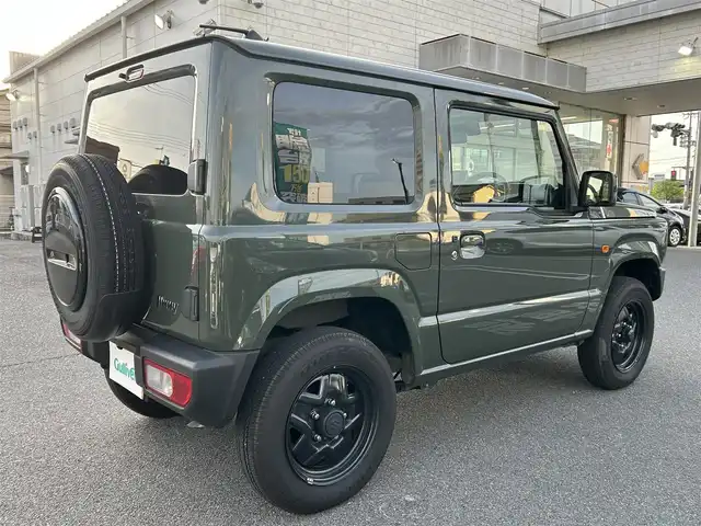 スズキ ジムニー XL 奈良県 2023(令5)年 1.9万km ジャングルグリーン ワンオーナー　/アルパインフローティングディスプレイオーディオ　/(HDMI/BT/Applecarplay)/連動前後ドライブレコーダー　/ＥＴＣ　/バックカメラ　/前席シートヒーター　/衝突被害軽減システム　/車線逸脱警報 /スペアキー