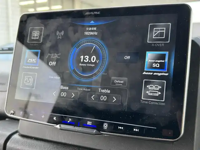 スズキ ジムニー XL 奈良県 2023(令5)年 1.9万km ジャングルグリーン ワンオーナー　/アルパインフローティングディスプレイオーディオ　/(HDMI/BT/Applecarplay)/連動前後ドライブレコーダー　/ＥＴＣ　/バックカメラ　/前席シートヒーター　/衝突被害軽減システム　/車線逸脱警報 /スペアキー