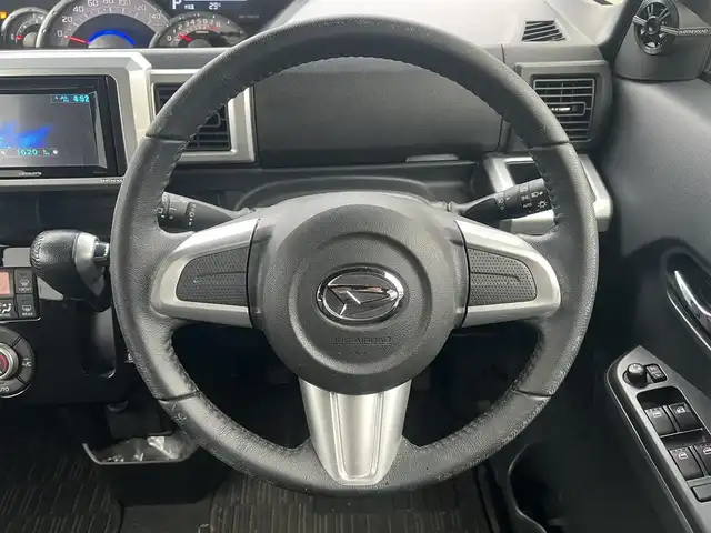 ダイハツ ウェイク G ターボ SA Ⅱ 秋田県 2016(平28)年 3.5万km ブルーメタリック ４WD/社外オーディオ（AM/FM/CD)/LEDヘッドライト/ターボ/衝突軽減システム/両側パワスラ/社外アルミ/スマートキー/アイドリングストップ/コーナーセンサー/プッシュスタート/運転席シートヒーター/純正フロアマット/純正ドアバイザー/オートライト/オートエアコン/パワーステアリング/パワーウィンドウ/横滑り防止/盗難防止装置/ルーフキャリア/電動格納ミラー/保証書/取扱説明書/記録簿