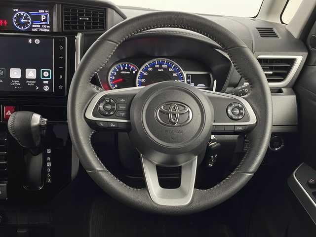 トヨタ ルーミー カスタムG 新潟県 2022(令4)年 7.6万km ブラックマイカメタリック 4WD/ディスプレイオーディオ/　　フルセグ/BT/AppleCarPlay/AndroudAuto/バックカメラ/両側パワースライドドア/レーダークルーズコントロール/LEDオートライト/純正14インチアルミホイール/ステアリングスイッチ/USBポート/スマートキー