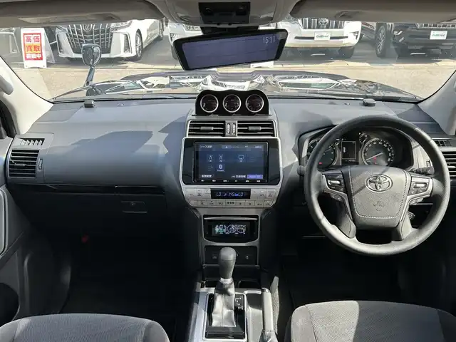 トヨタ ランドクルーザー プラド TX 富山県 2022(令4)年 4.3万km ブラック 純正９型ナビ/フルセグＴＶ／Ｂｌｕｅｔｏｏｔｈ/バックカメラ/サンルーフ/モデリスタエアロ/デジタルインナーミラー/レーダークルーズコントロール/セーフティセンス/スマートキー/プッシュスタート/レーンキープアシスト/純正AW17インチスタッドレス積み込み/オートマチックハイビーム/ドライブレコーダー/横滑り防止装置/W＋サイドエアバック/カーテンエアバック/スペアキー1本/保証書／取説有り