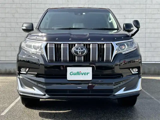 トヨタ ランドクルーザー プラド TX 富山県 2022(令4)年 4.3万km ブラック 純正９型ナビ/フルセグＴＶ／Ｂｌｕｅｔｏｏｔｈ/バックカメラ/サンルーフ/モデリスタエアロ/デジタルインナーミラー/レーダークルーズコントロール/セーフティセンス/スマートキー/プッシュスタート/レーンキープアシスト/純正AW17インチスタッドレス積み込み/オートマチックハイビーム/ドライブレコーダー/横滑り防止装置/W＋サイドエアバック/カーテンエアバック/スペアキー1本/保証書／取説有り