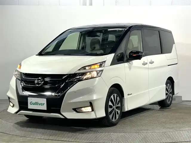 日産 セレナ ハイウェイスター 大阪府 2016(平28)年 4.1万km ブリリアントホワイトパール 2トーン ProPILOT 純正ナビ(フルセグ/DVD再生/Bluetooth) 360カメラ 後席モニター デジタルインナーミラー ETC 両側パワースライドドア 衝突軽減 レーダーC パークアシスト