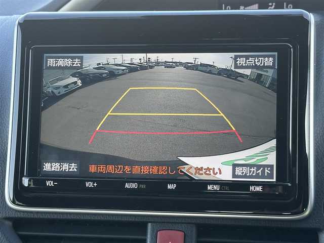 トヨタ ヴォクシー ハイブリッド ZS 煌 岡山県 2018(平30)年 6.2万km ブラック 登録時走行距離61449km/ワンオーナー/トヨタセーフティセンス/・プリクラッシュセーフティ/・レーントレーシングアシスト/・レーダークルーズコントロール/・オートマチックハイビーム/・ロードサインアシスト/・プロアクティブドライビングアシスト/・緊急時操舵支援/純正9インチナビ/ワンセグTV/（AM.FM.CD.DVD.BT）/バックカメラ/ビルドインETC/前後ドライブレコーダー/両側パワースライドドア/純正12型フリップダウンモニター/シートヒーター/純正16インチAW